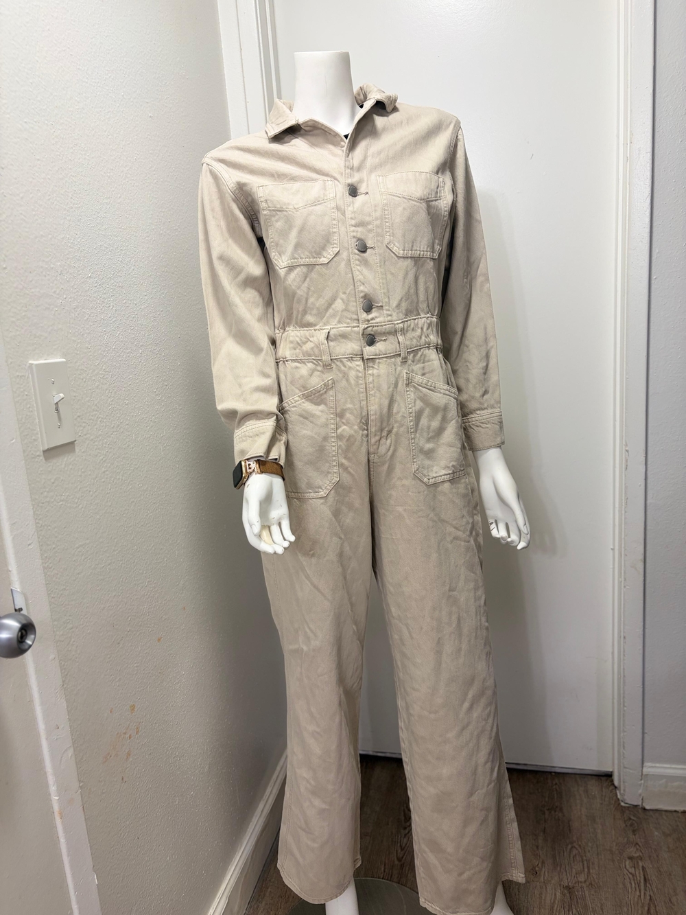 Universal Thread Tan Utility Jacket with Button Tag - Picture 1 of 5